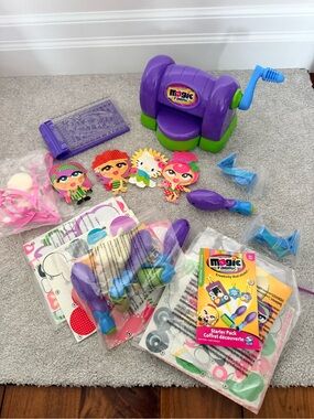 Kids Craft Machine - Purple & Green magic fabric